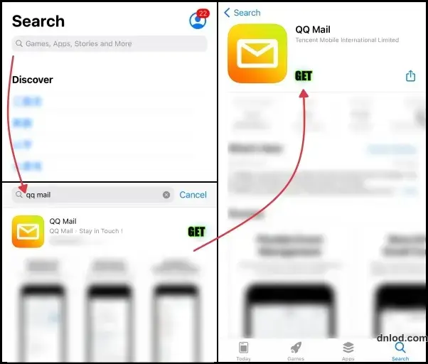 iOS 2 App Store (China) II GET qq mail